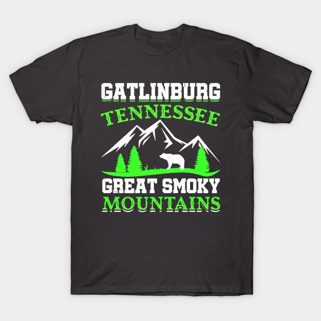 Great Smoky Mountains T-Shirt by ZoboShop